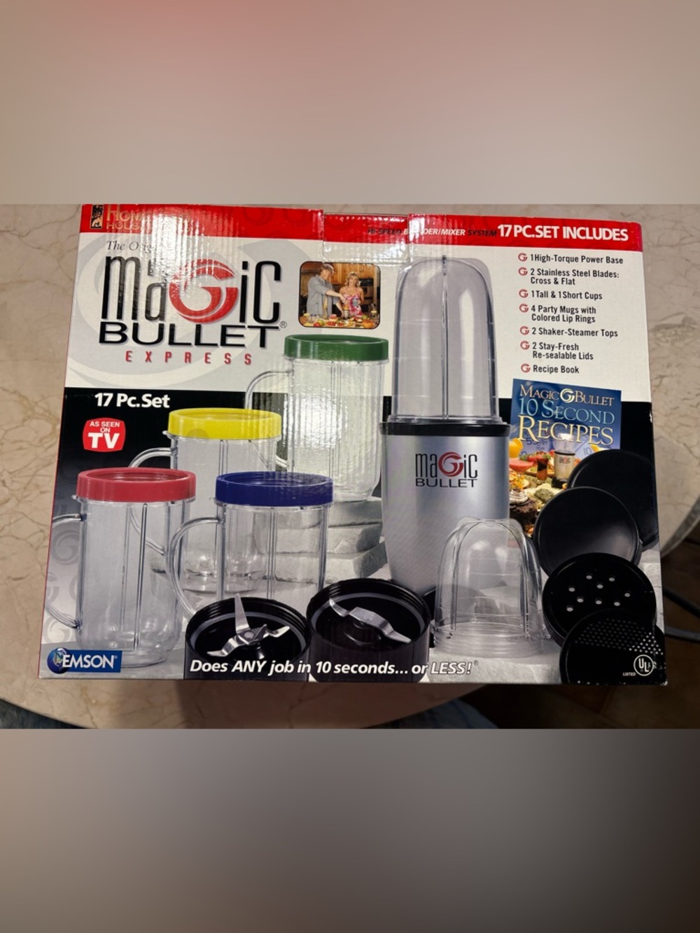 Brand New In Box Magic Bullet Express 17 Piece Set